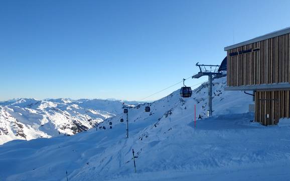 Skiing in Hochkrimml