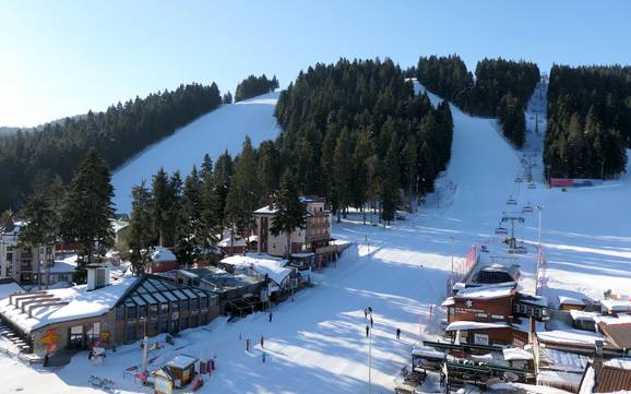 Rila Mountains: size of the ski resorts – Size Borovets