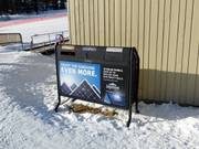 Waste separation in the Mt. Norquay ski area