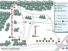 Trail map Horní Kouty