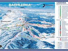 Trail map Bachledova/Jezersko/Frankova