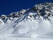 Open ski area at Rothorn