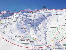 Trail map Temple Basin