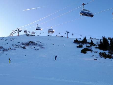 Ski resorts for advanced skiers and freeriding Chiemgau Alps – Advanced skiers, freeriders Steinplatte Winklmoosalm – Waidring/Reit im Winkl