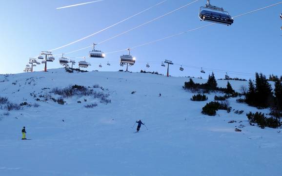 Ski resorts for advanced skiers and freeriding Traunstein – Advanced skiers, freeriders Steinplatte Winklmoosalm – Waidring/Reit im Winkl