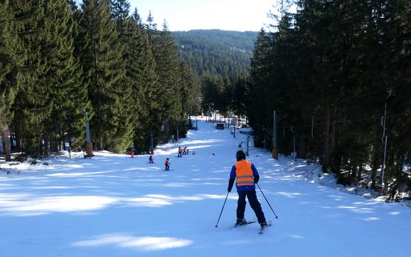 Ski resorts for beginners in the Bohemian Forest (Šumava) – Beginners Špičák