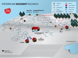 Trail map Schwärzenlifts – Eschach