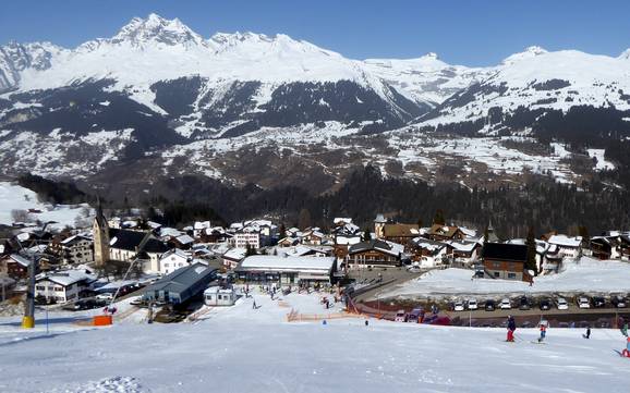 Val Lumnezia: access to ski resorts and parking at ski resorts – Access, Parking Obersaxen/Mundaun/Val Lumnezia