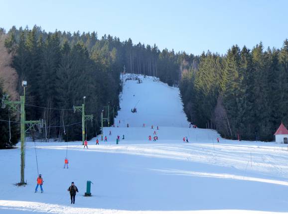 Ski slope in Bedřichovka