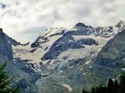 View of the surrounding glacier landscape