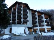 Catrina Resort Hotel Disentis at the valley station