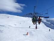 Red slope at the Mooserbergbahn