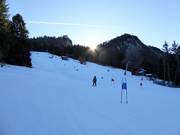 Ski slope in Ehenbichl near Reutte