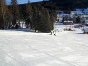 Practice slope in the children's ski area