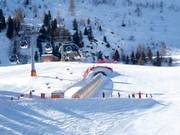 Tip for children  - Practice area at the Tottomandl moving carpet