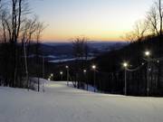 Night skiing