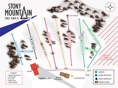 Trail map Stony Mountain