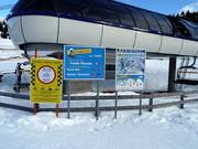 Signposting in the Folgaria-Fiorentini ski area