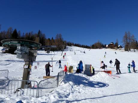 Ski resorts for beginners in the District of Feldkirchen – Beginners Hochrindl – Sirnitz