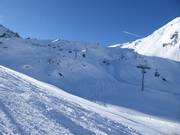 Freeride areas at the six-seater chairlift Waidoffen