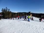 Start of the ski day on the Tablat