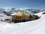Umbrella bar at Tuc de Blanhiblar