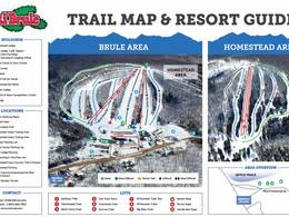 Trail map Ski Brule