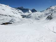 Slopes around the mid-station