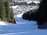 View of the accommodations in the village of Padola