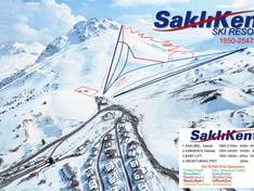 Trail map Saklikent