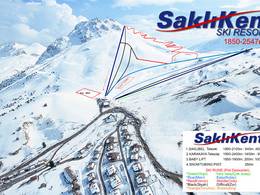 Trail map Saklikent