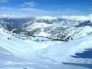 The slope from Colletto Verde with a view towards Cesana