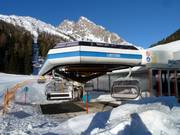 Punta Ces - 4pers. High speed chairlift (detachable) with bubble