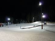 Night skiing