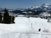 Practice area of the Übungswiese Reith near Kitzbühel