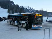 Ski bus at the Fellhornbahn