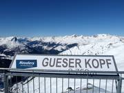 Panorama from the highest point at Gueser Kopf