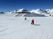 With a straight run down the slope