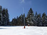 Snowmaking with snow lances at Haldenköpfle