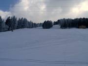 View of the Plancerts descent from the valley station