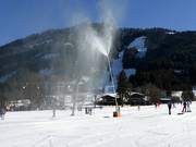 Snowmaking with snow lances in Werfenweng