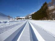 Perfectly groomed cross-country trails in Sillian