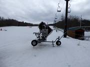 Snow cannon in the Kilington ski area