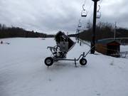 Snow cannon in the ski resort of Killington