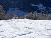 Ski route to the valley