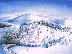 Trail map Svatá Anna