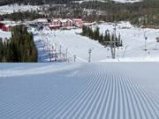 First-class slope grooming in the Kläppen ski resort