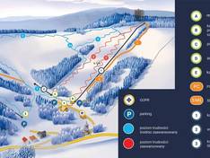 Trail map Słotwiny Arena