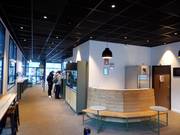 Well-maintained ticket area in Loudenvielle