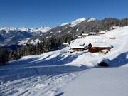 Start of the ski route to the valley